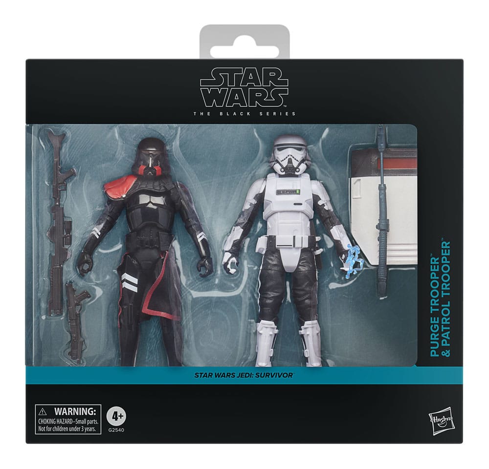 Star Wars Jedi: Survivor Black Series Action Figure 2-Pack Purge Trooper & Patrol Trooper