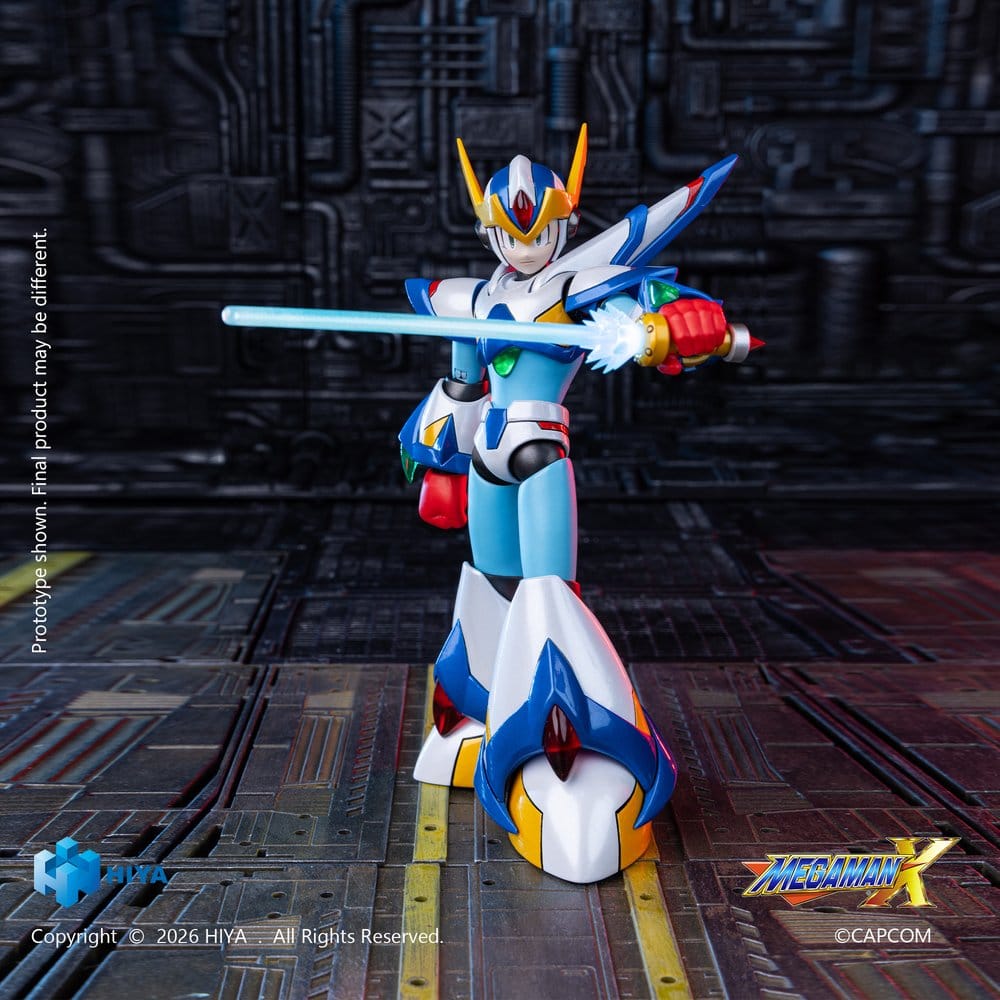 Mega Man X Exquisite Basic Series Actionfigur X Falcon Armor Version 15 cm - Hiya Toys Action Figures