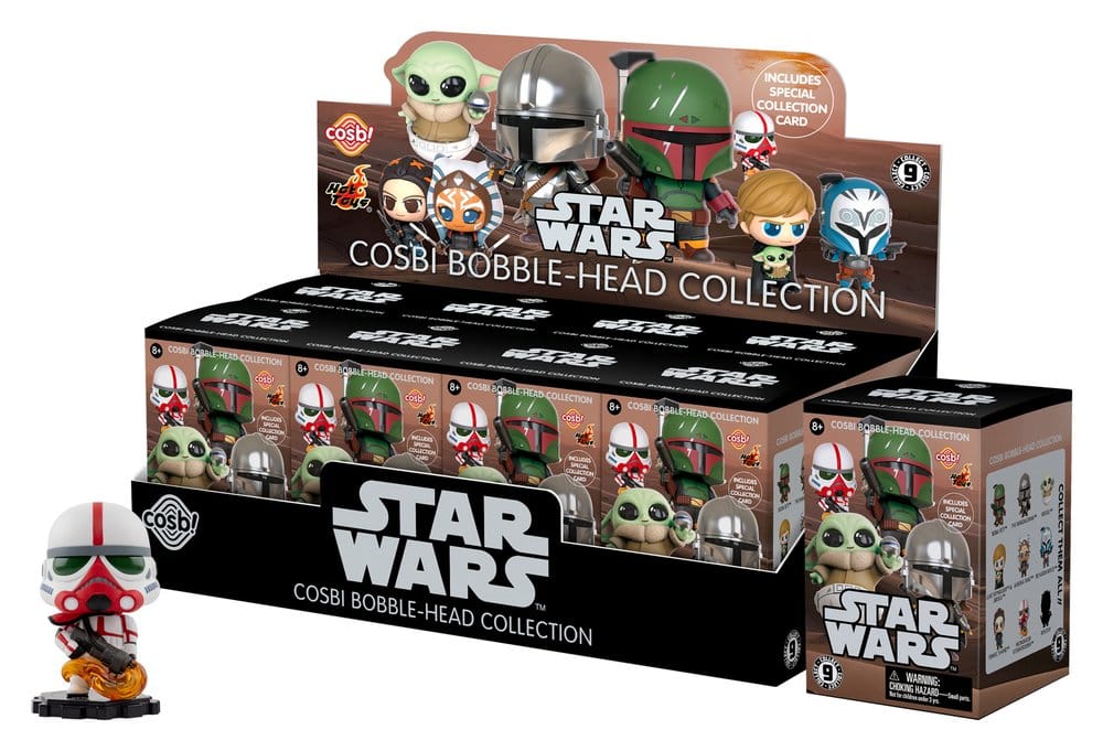 Star Wars Cosbi Mini Figures Series 1 Blind Box Display (8)
