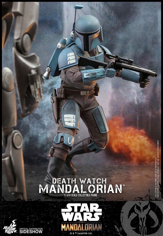 Star Wars The Mandalorian Action Figure 1/6 Death Watch Mandalorian