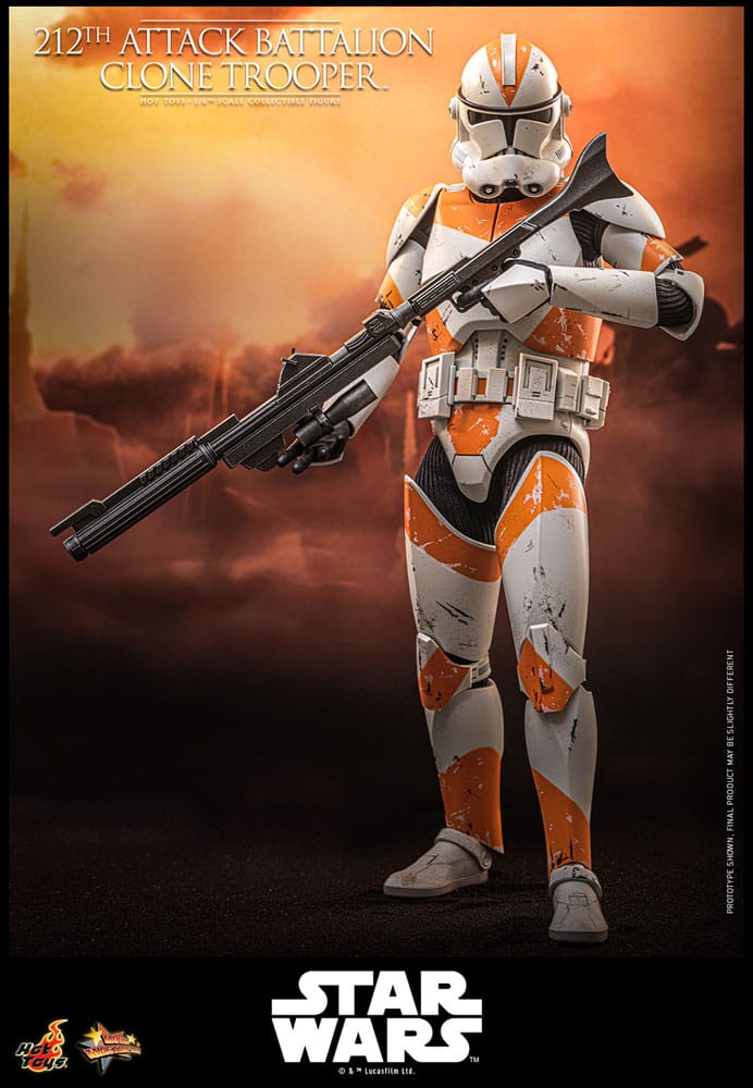 Star Wars: The Clone Wars Action Figure 1/6 212th Attack Battalion Clone Trooper 30 cm