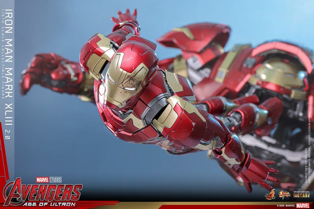 Avengers: Age of Ultron Movie Masterpiece Diecast Action Figure 1/6 Iron Man Mark XLIII (2.0)