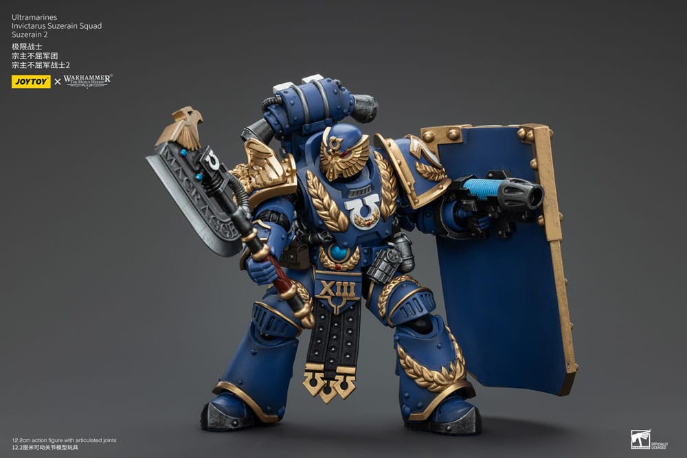 Warhammer The Horus Heresy Action Figure 1/18 Ultramarines Invictarus Suzerain Squad Suzerain 2 12 cm - Joy Toy Action Figures