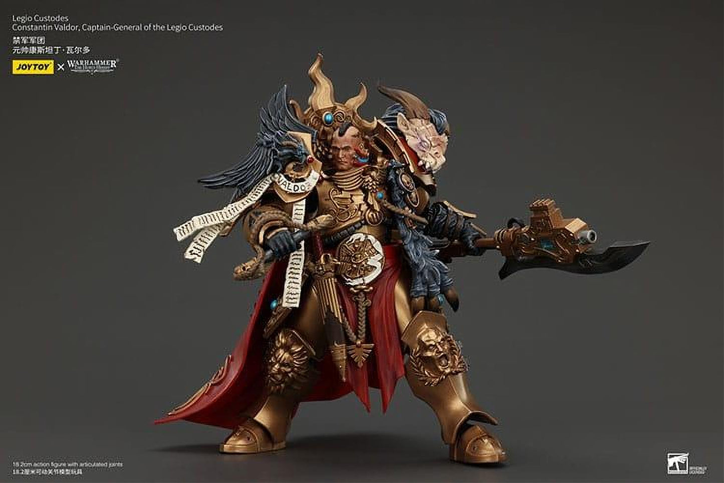 Warhammer The Horus Heresy Actionfigur Legio Custodes Constantin Valdor Captain-General of the Legio Custodes 25 cm - Joy Toy Action Figures