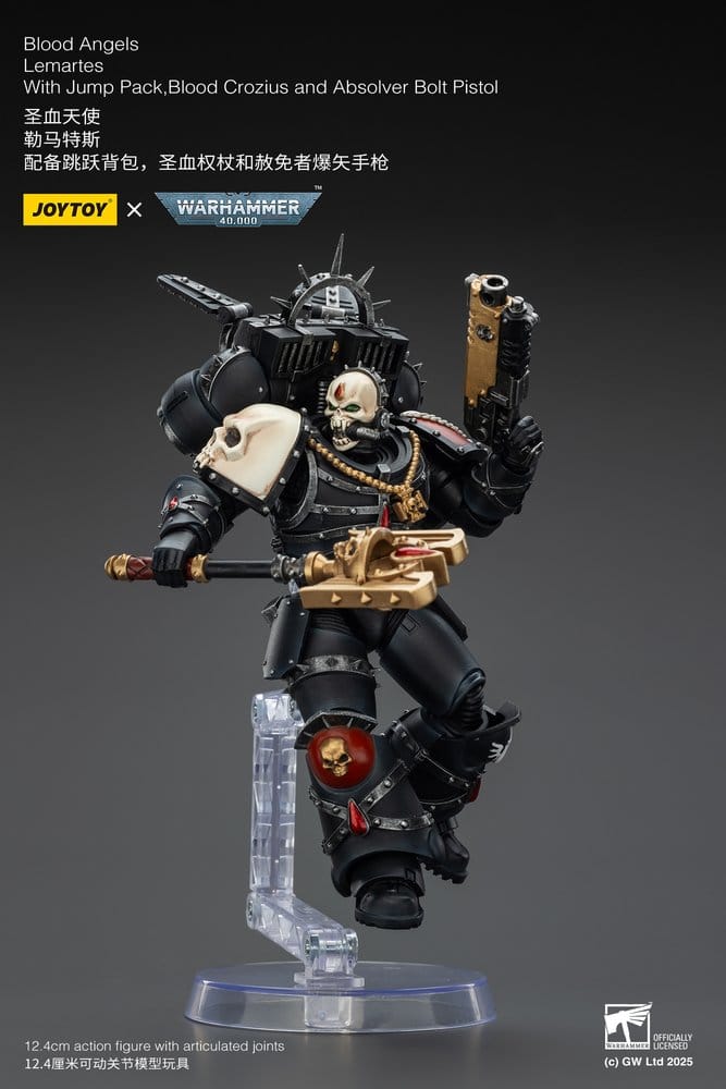 Warhammer 40,000 Action Figure Blood Angels Lemartes 12 cm - Joy Toy Action Figures