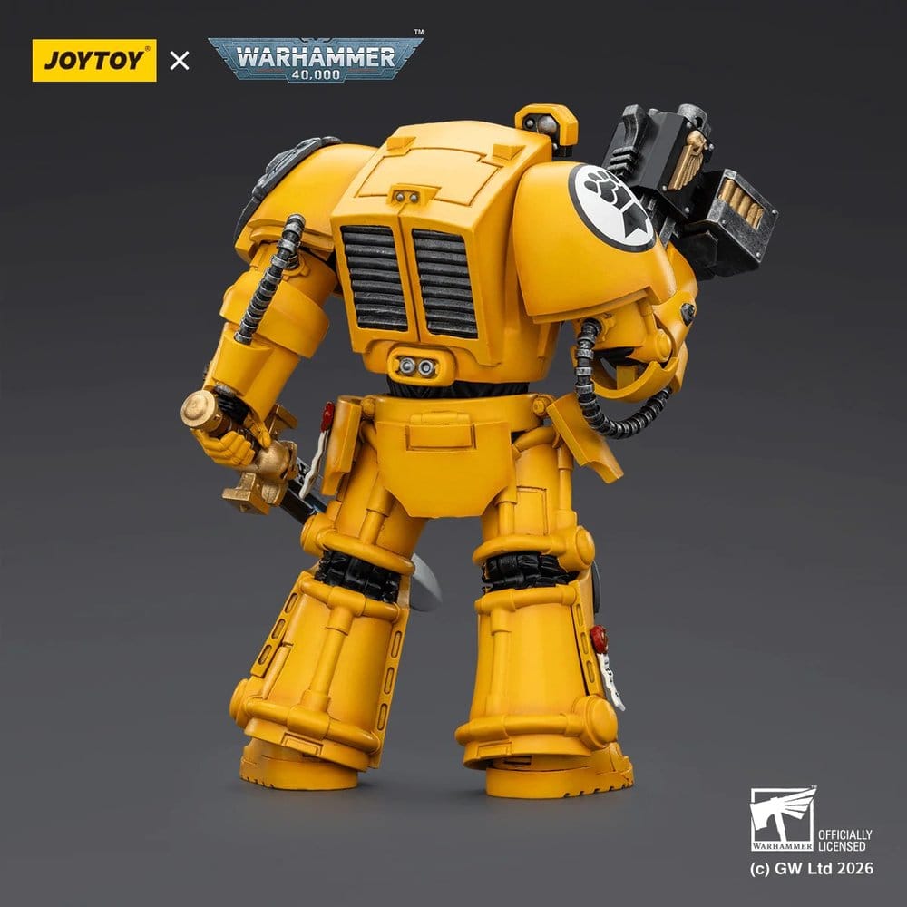 Warhammer 40,000 Action Figure Imperial Fists Terminator 1 with Power Sword and Storm Bolter 14 cm - Joy Toy Action Figures
