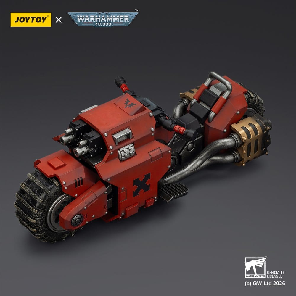 Warhammer 40,000 Raider-pattern Combat Bike Blood Angels with twin-linked bolt rifles 22 cm - Joy Toy Action Figures
