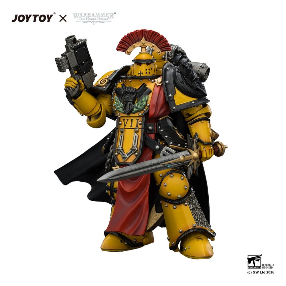 Warhammer Action Figure Imperial Fists Legion Praetor in Mk III Armour 13 cm - Joy Toy Action Figures