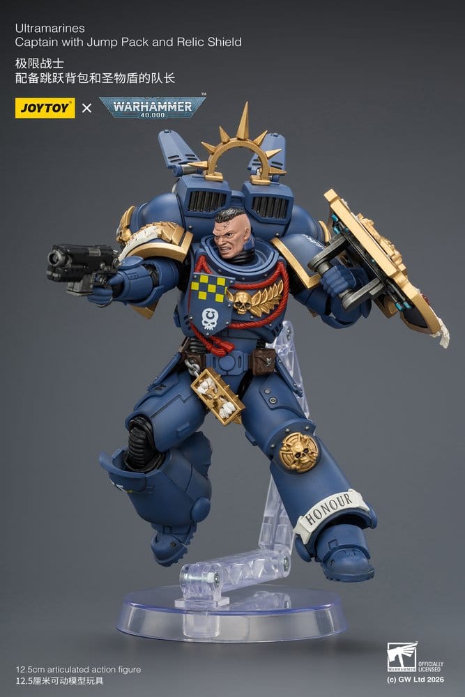 Warhammer Action Figure Ultramarines Captain 13 cm - Joy Toy Action Figures
