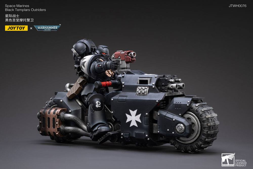 Warhammer 40k Vehicle 1/18 Black Templars Outrider Bike 22 cm - Joy Toy (CN) Action figures