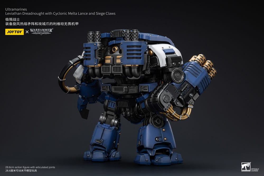 Warhammer The Horus Heresy Action Figure 1/18 Ultramarines Leviathan Dreadnought with Cyclonic Melta Lance And Siege Claws 29 cm - Joy Toy (CN) Action Figures