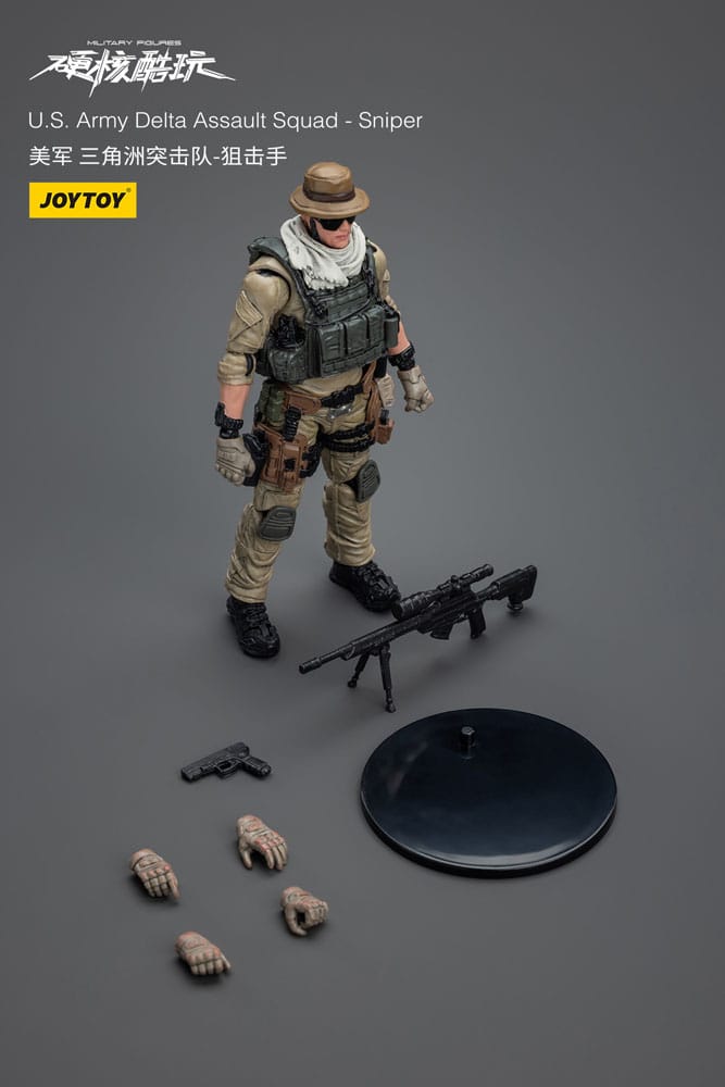 Hardcore Coldplay Action Figure 1/18 U.S. Army Delta Assault Squad Sniper 11 cm - Joy Toy (CN) Action Figures