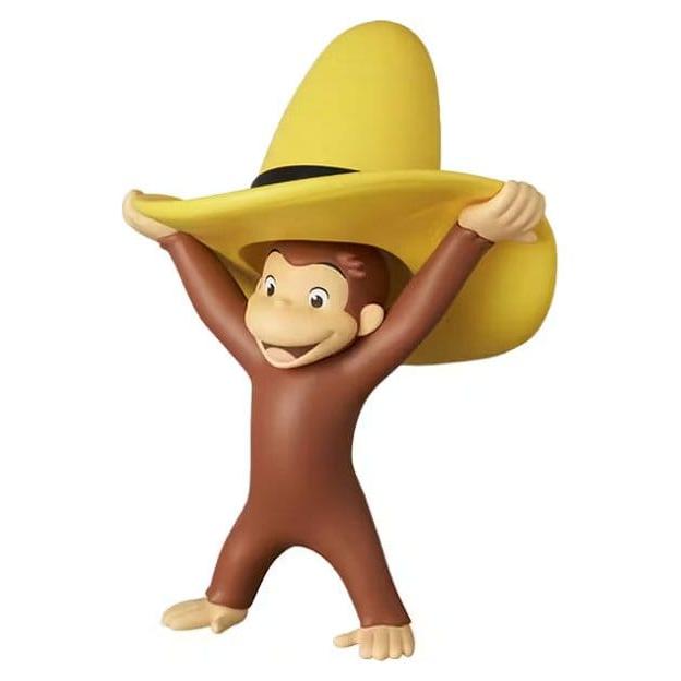Curious George UDF Mini Figure w/Hat 6 cm - Medicom Mini Figures