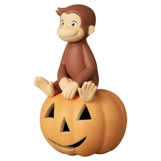 Curious George UDF Mini Figure w/Pumpkin 6 cm - Medicom Mini Figures
