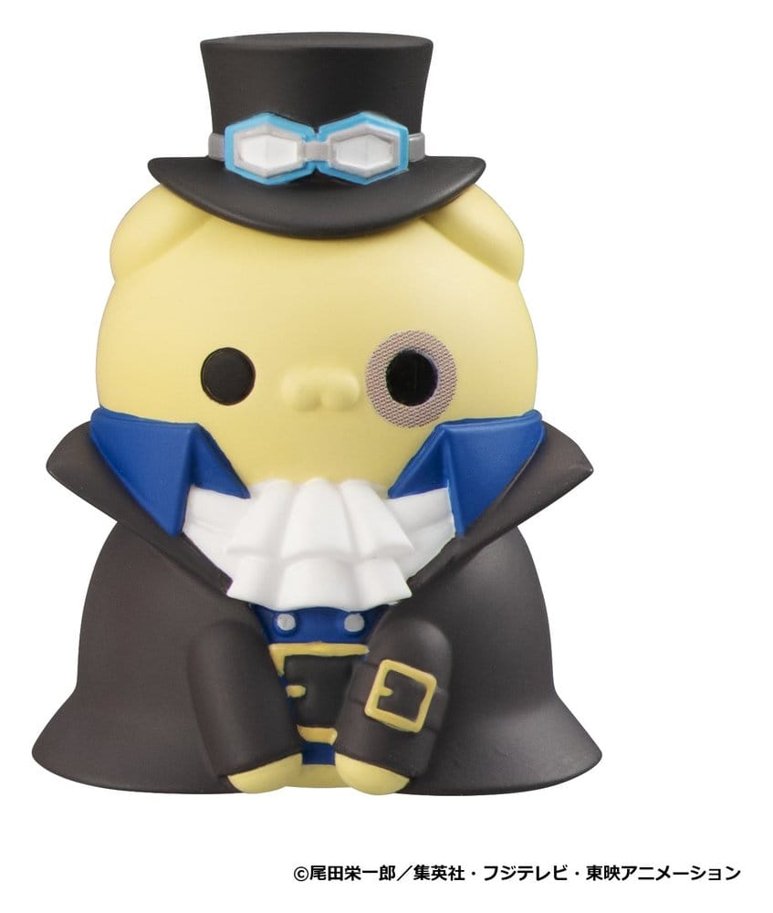 One Piece Mega Cat Project Mini Figures NyanPieceNyan! I'm gonna be king of Paw-rates!! Blind Box Assortment Box Qty 8 (Repeat) - Megahouse Blind Boxes