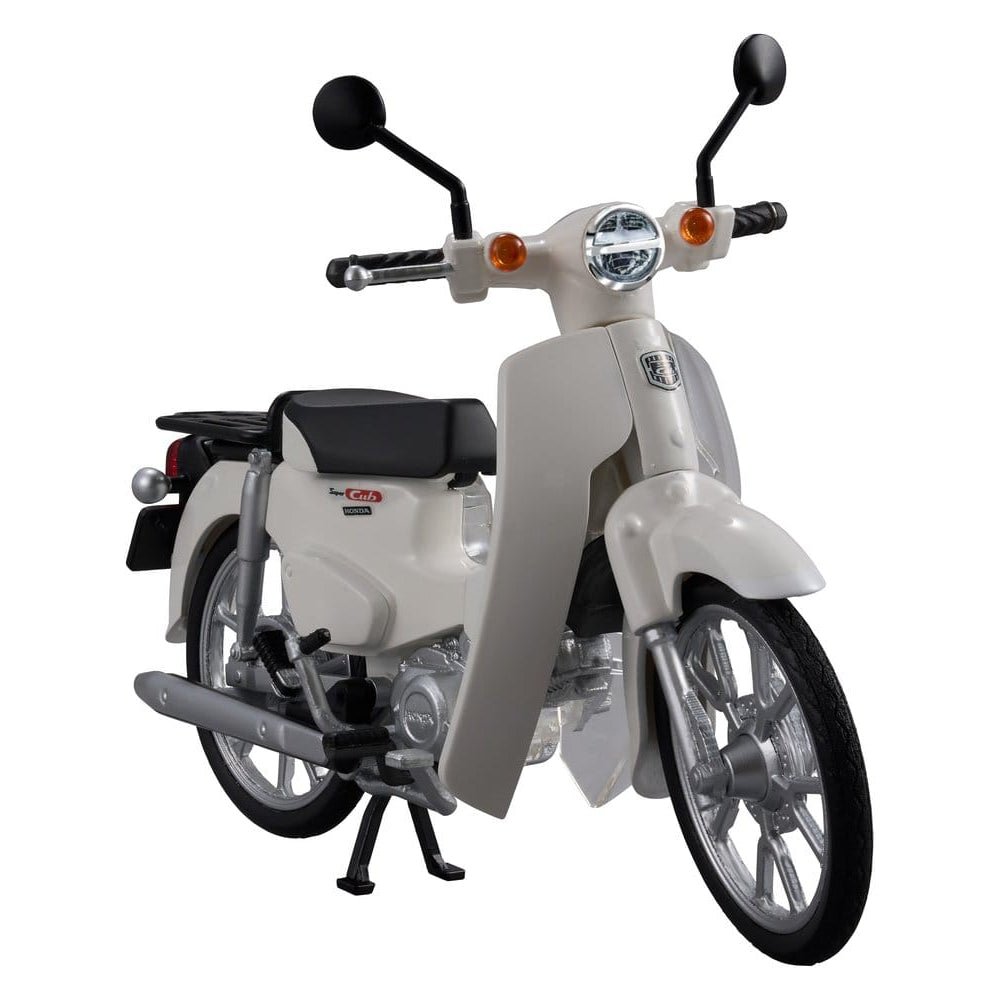 Honda Kaitanics Plastic Model Kit Super Cub 110 Classical White - Megahouse Model Kits