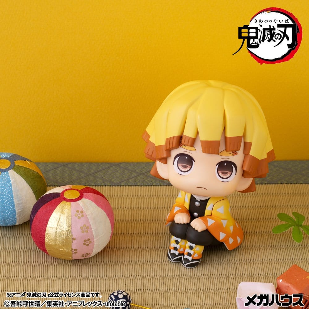Demon Slayer: Kimetsu no Yaiba Look Up PVC Figures 2-Pack Zenitsu Agatsuma Grumpy Ver. & Kaigaku (with gift)