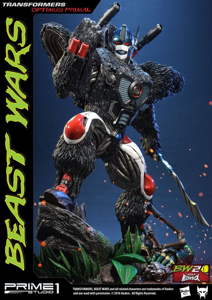Transformers Beast Wars 1/3 Statues Optimus Primal & Optimus Primal Exclusive 63 cm Assortment 3 - Prime 1 Studio Statues & Busts