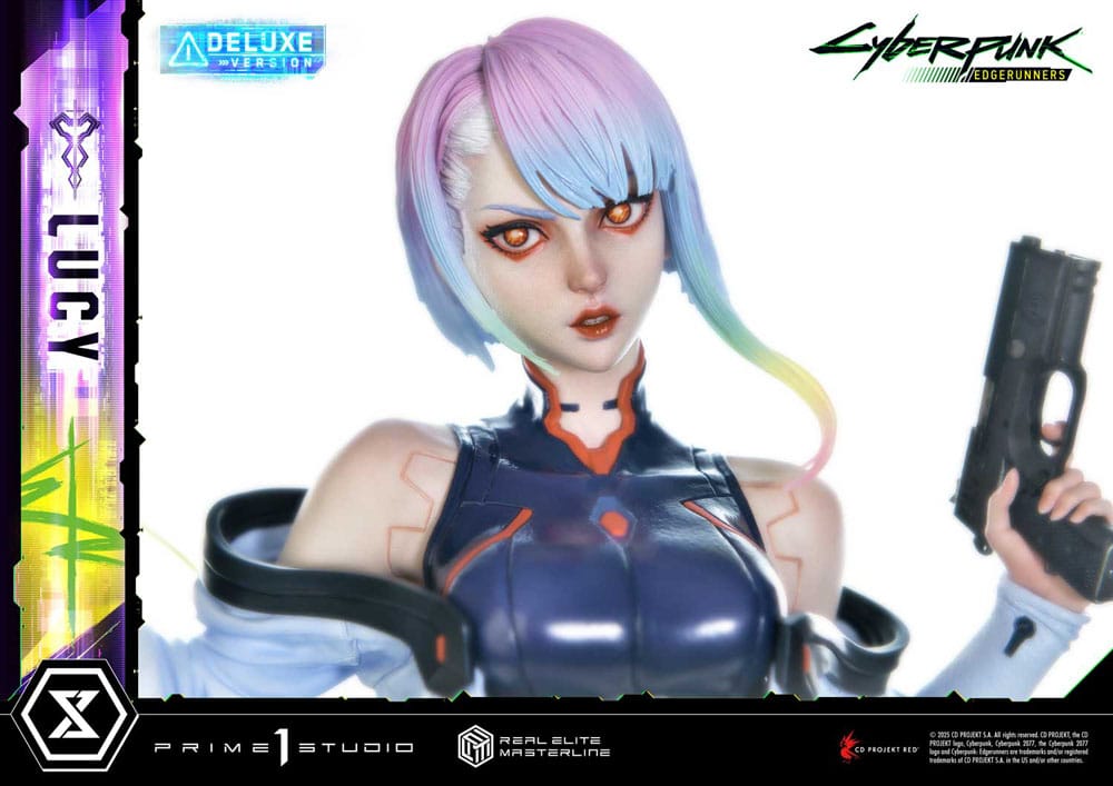 Cyberpunk: Edgerunners Real Elite Masterline Series Statue 1/4 Lucy Deluxe Version 50 cm - Prime 1 Studio Statues & Busts