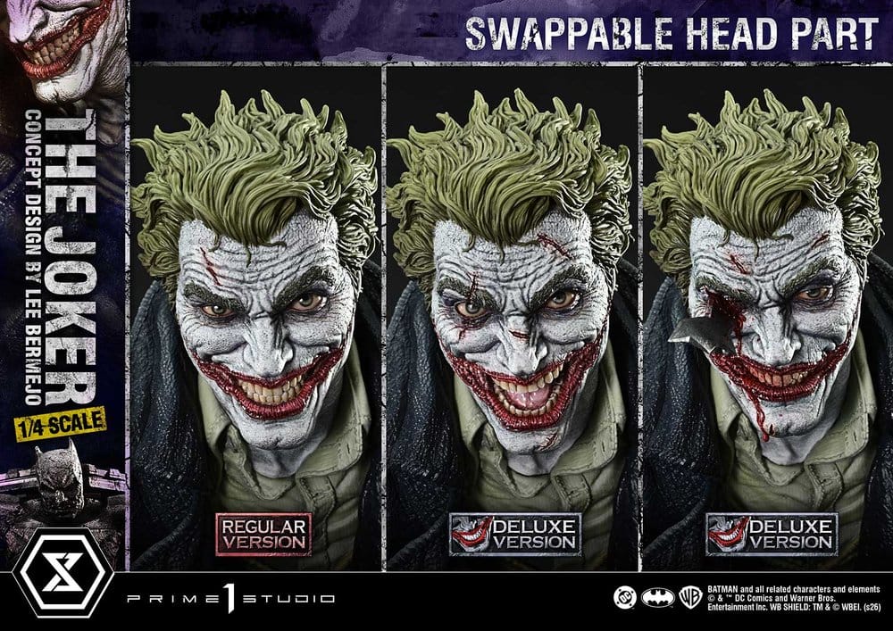 DC Comics Ultimate Premium Masterline Series Statue 1/4 The Joker (Concept Design by Lee Bermejo) DX Bonus Version 53 cm - Prime 1 Studio Statues & Busts
