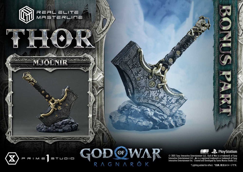 God of War: Ragnarok: Thor (Deluxe Ver.) (With Bonus): Real Elite Masterline: 1/3 Scale Limited Edition Statue