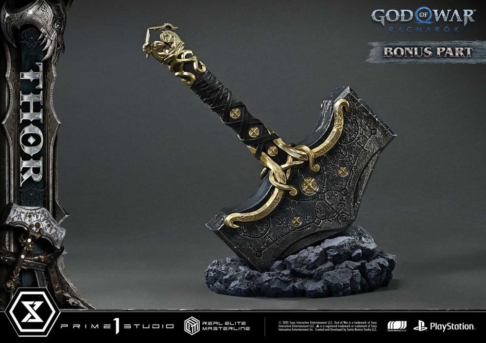 God of War: Ragnarok: Thor (Deluxe Ver.) (With Bonus): Real Elite Masterline: 1/3 Scale Limited Edition Statue