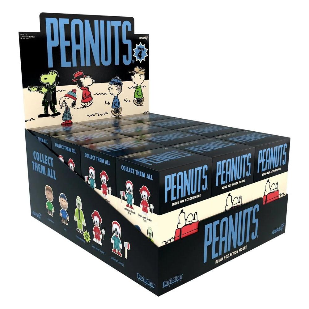 Peanuts Action Figure Blind Box Wave 4 Display 12 - Super7 Blind Boxes