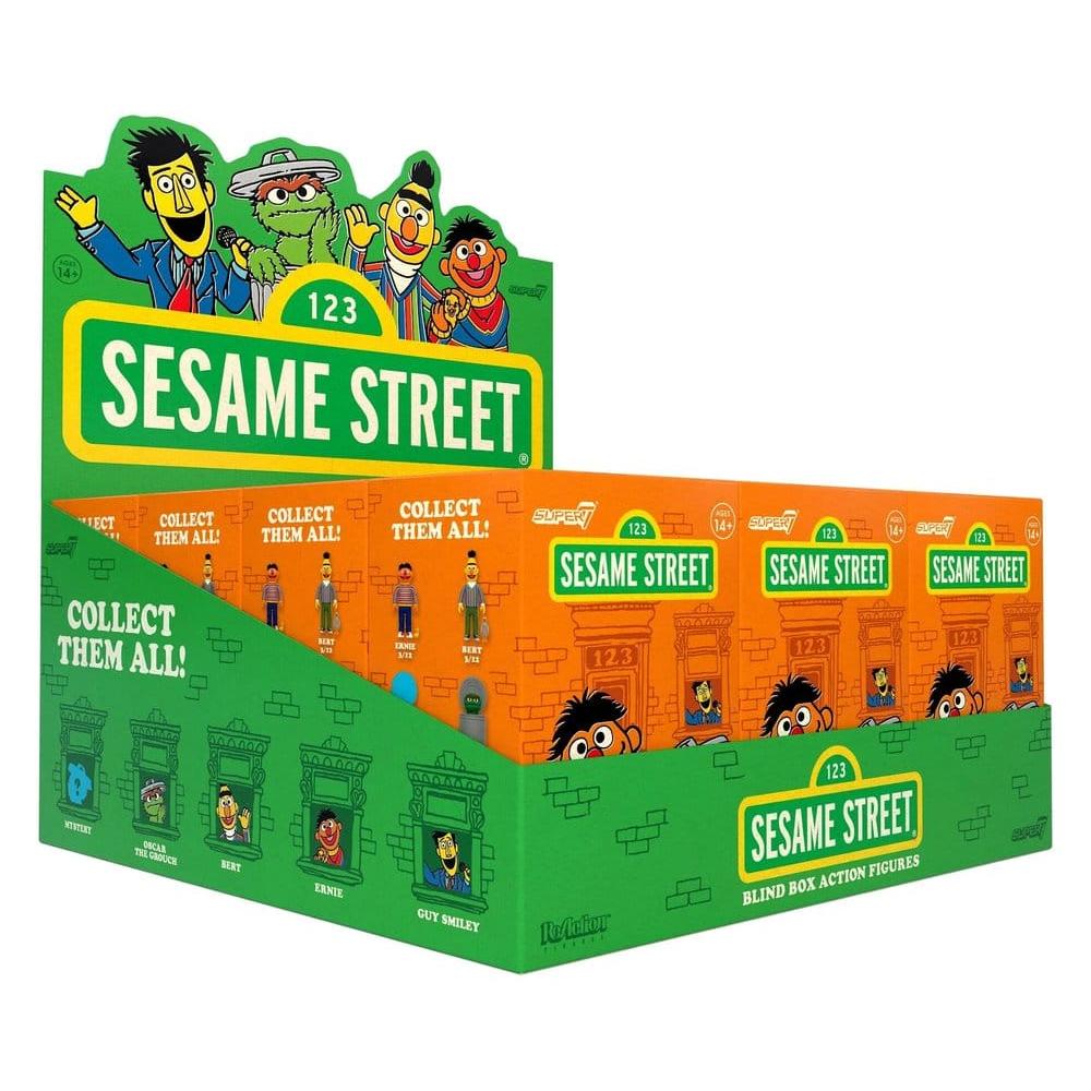 Sesame Street Action Figure Blind Box Wave 3 Display 23 cm - Super7 Blind Boxes