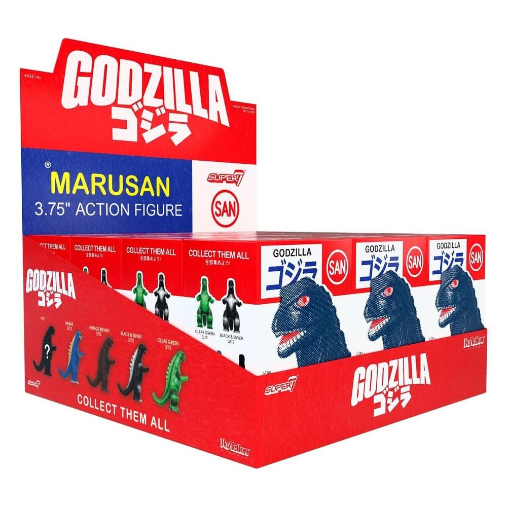 Godzilla Toho (Marusan) Action Figure Blind Box Wave 6 Display 12 - Super7 Blind Boxes