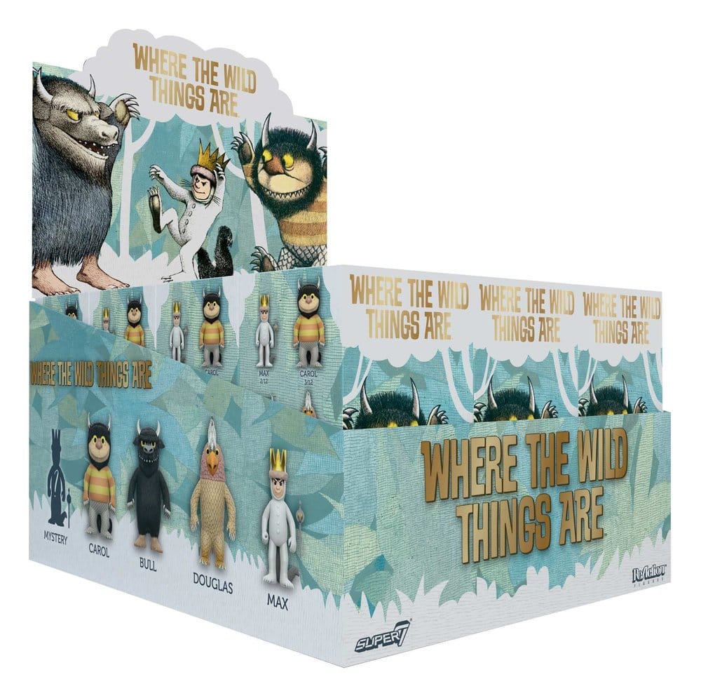 Where The Wild Things Are Action Figure Blind Box Wave 1 Display Box Qty 12 - Super7 Action Figures, Blind Boxes