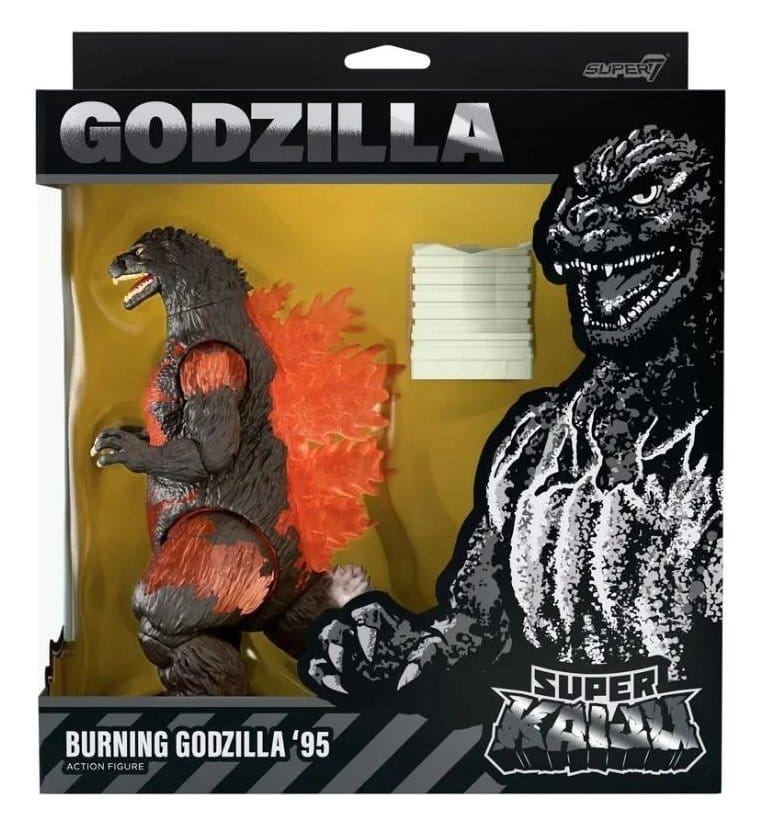 Godzilla Toho Super Kaiju Action Figure Wave 02 Burning Godzilla '95 - Super7 Action Figures