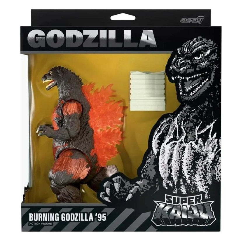 Godzilla Toho Super Kaiju Action Figure Wave 02 Burning Godzilla '95 - Super7 Action Figures
