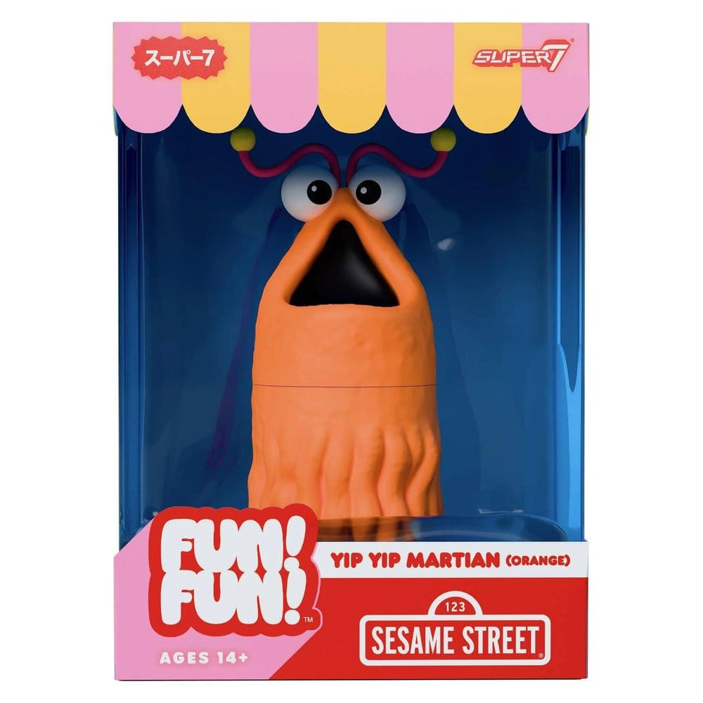 Sesame Street Fun! Fun! Vinyl Figure Yip Yip Martian (Orange) - Super7 Vinyl Figures