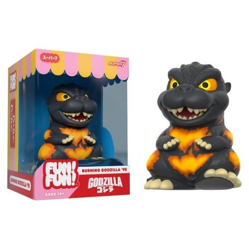 Godzilla Toho Fun! Fun! Mini Figure Wave 02 Burning Godzilla - Super7 Mini Figures