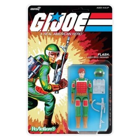 GI Joe ReAction+ Action Figure Wave 07 Flash (Comic) - Super7 Action Figures