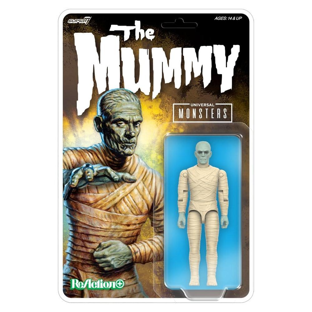 Universal Monsters ReAction+ Action Figure Wave 02 The Mummy - Super7 Action Figures