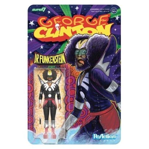 George Clinton ReAction Action Figure Wave 01 George Clinton Dr. Funkenstein - Super7 Action Figures
