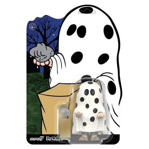 Peanuts ReAction Action Figure Charlie Brown Ghost Sheet - Super7 Action Figures