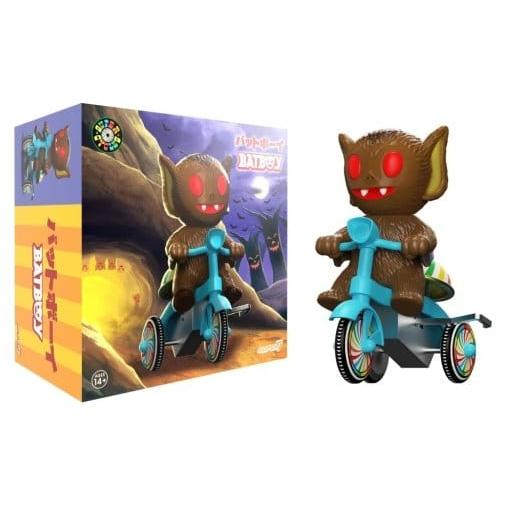 Super7 Super Cycles Vehicle Bat Boy (Brown w/ Blue Trike) - Super7 Vehicles