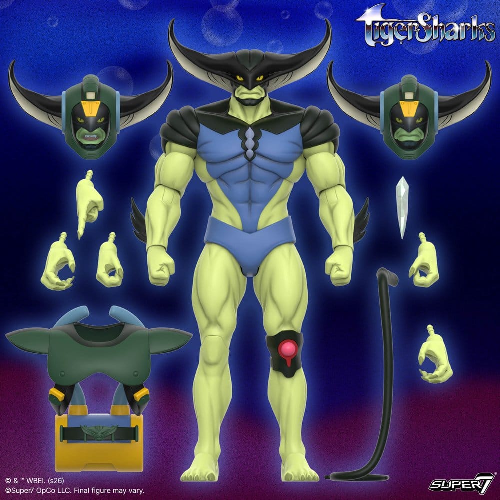 TigerSharks Ultimates Wave 01 Action Figure T-Ray 18 cm