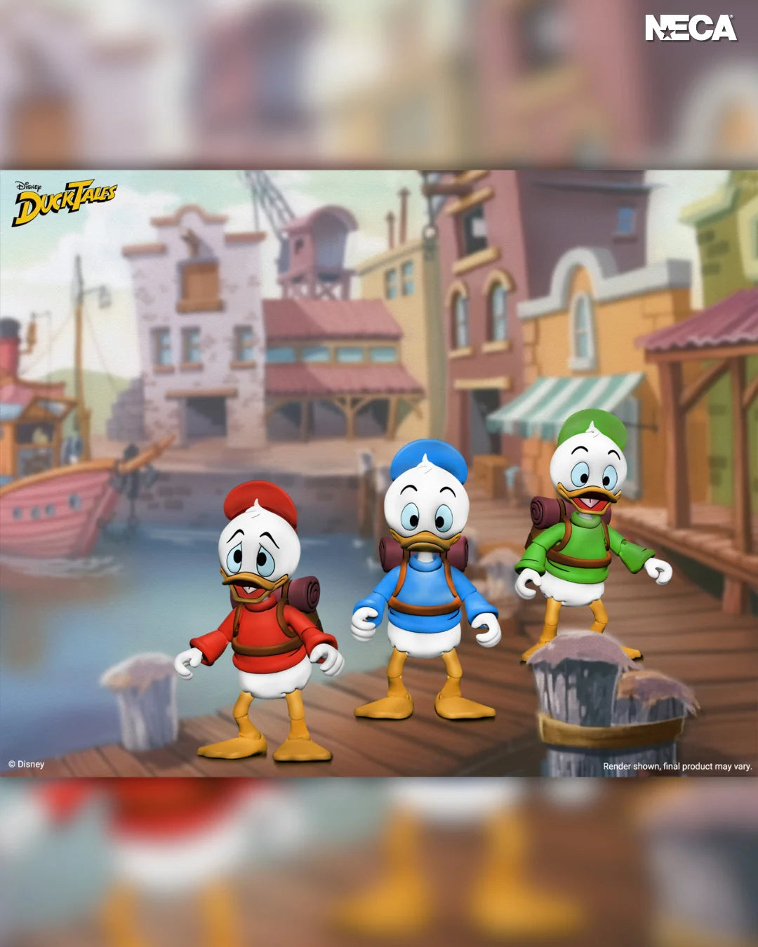 Ducktales: Huey, Dewey & Louie: Ultimate 7" Action Figure 3 Pack - Neca Action Figures