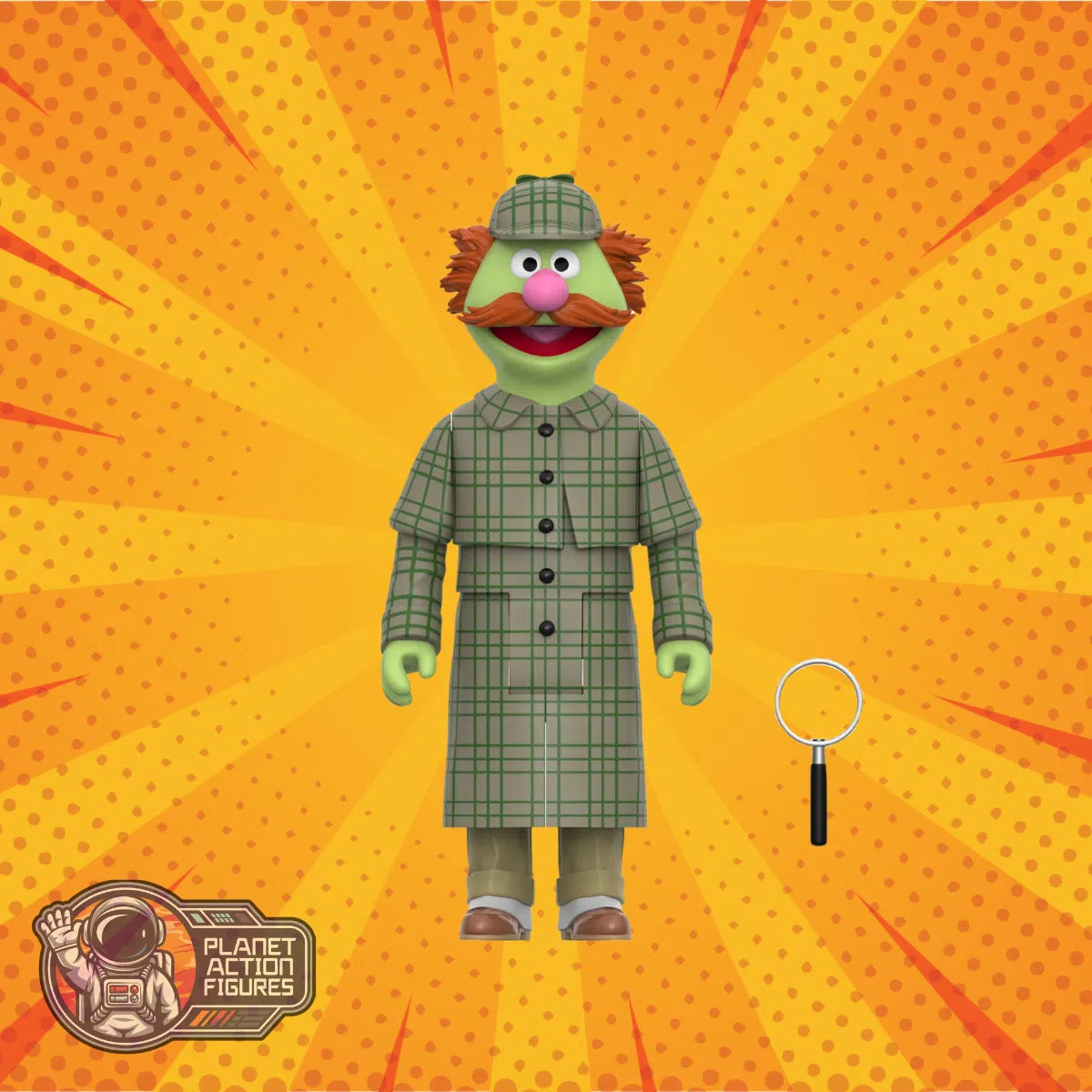 Sesame Street: Sherlock Hemlock: Wave 03: ReAction: Action Figure: Super7