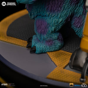 Sulley, Mike & Boo: Monsters Inc Diorama: Deluxe: 1/10 Scale Statue: Iron Studios-Iron Studios