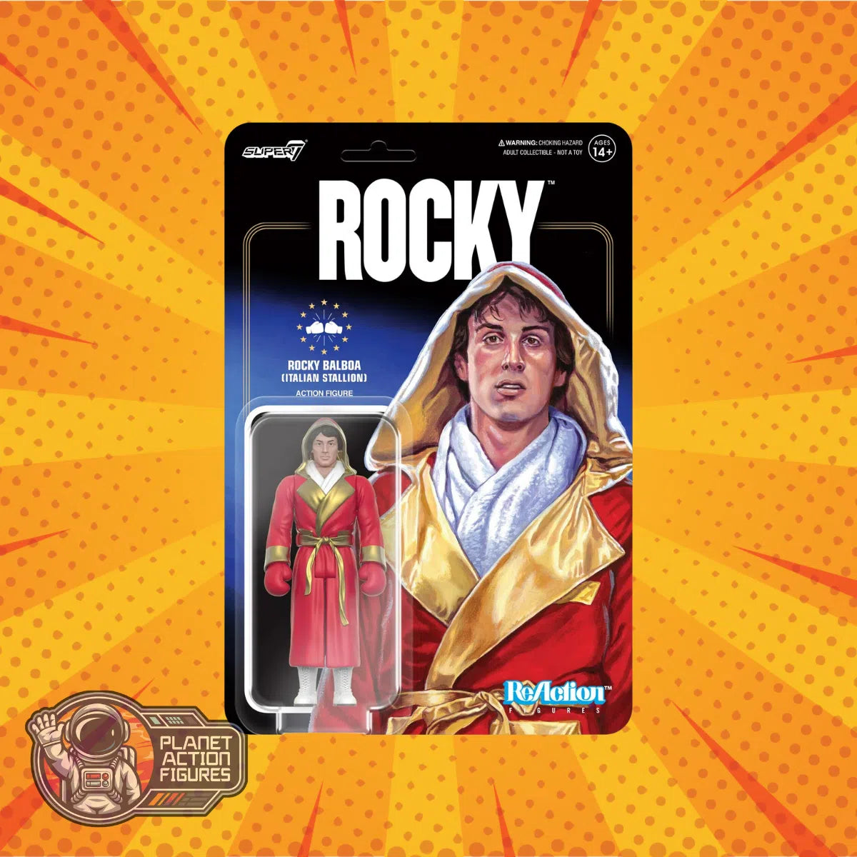 Rocky I: Rocky Italian Stalone: Wave 03: ReAction: Action Figure: Super7