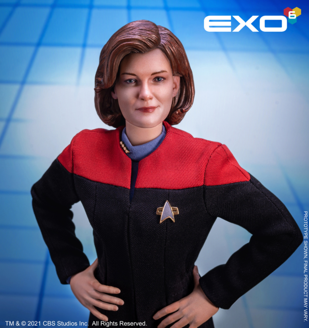 Captain Kathryn Janeway: Star Trek: Voyager: Exo-6: Sixth Scale-EX0-6