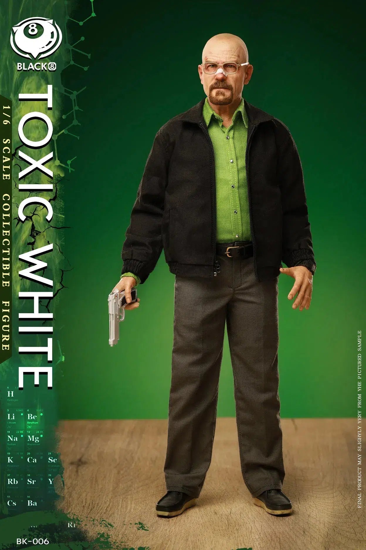 Toxic White: Black 8 Toys: Sixth Scale Figure: Black 8 Toys