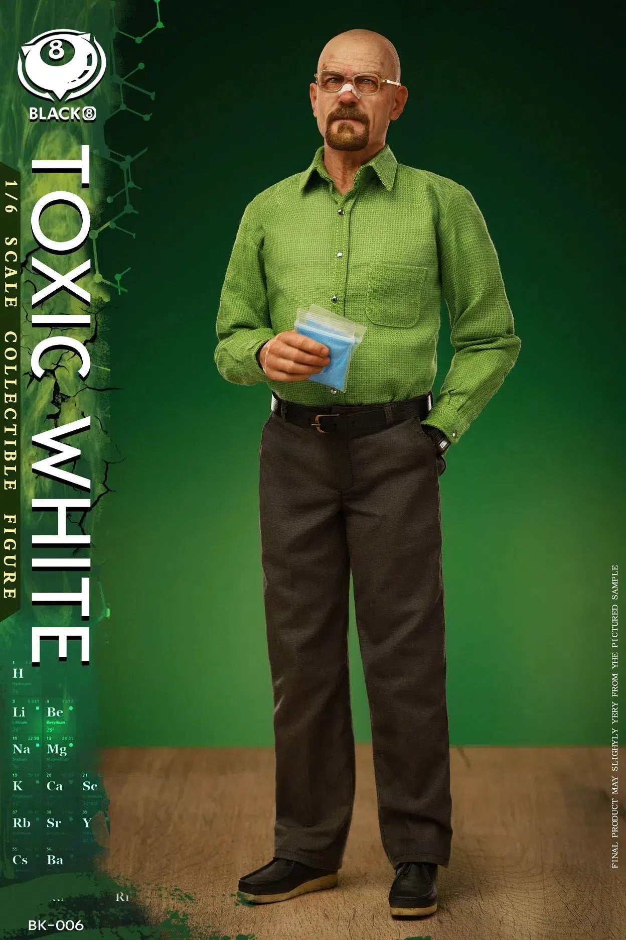 Toxic White: Black 8 Toys: Sixth Scale Figure: Black 8 Toys