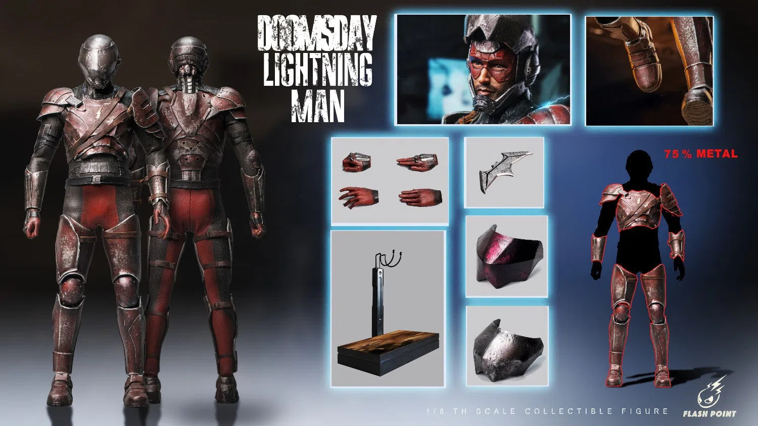 Doomsday Lightning Man: Diecast: Flashpoint Studio: FP-22166: Flashpoint Studios