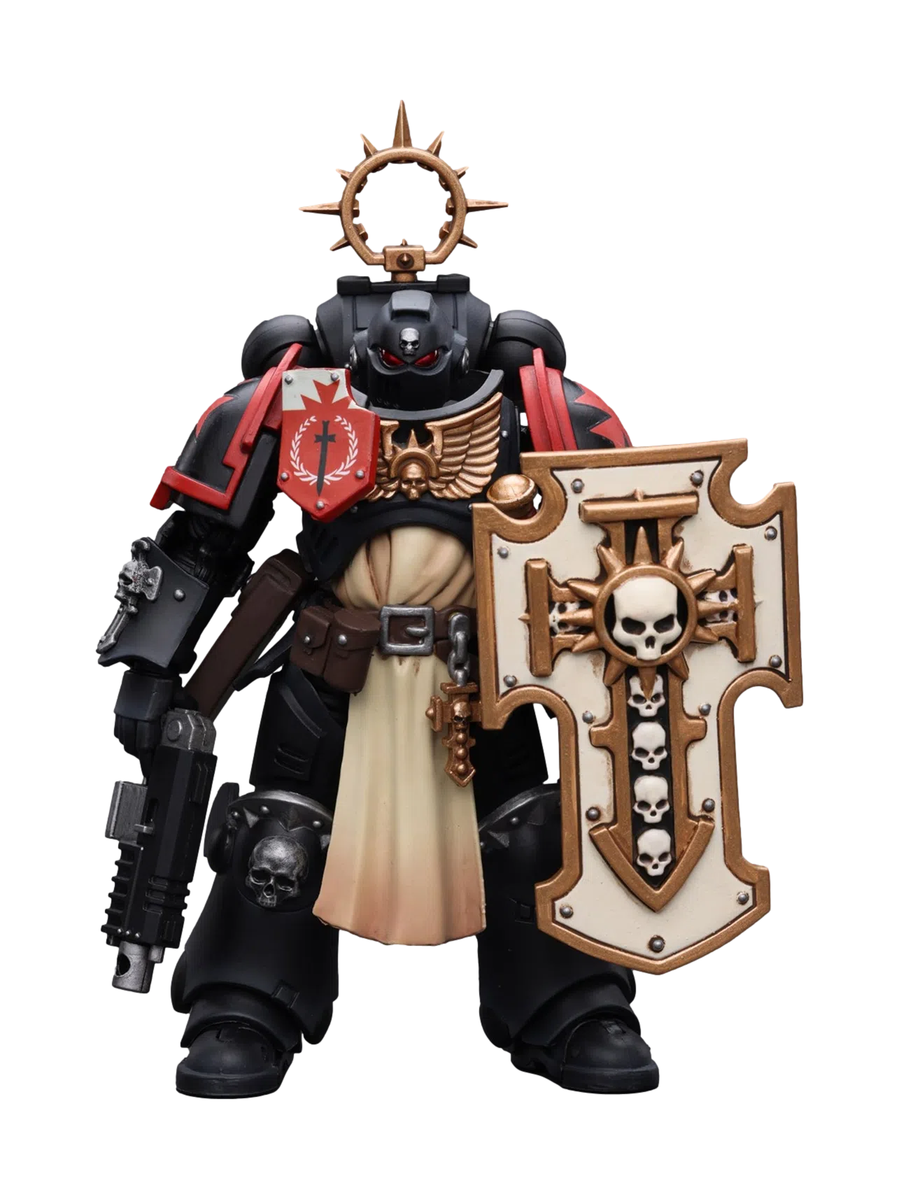 Warhammer 40k: Black Templars: Primaris Space Marine: Bladeguard Veteran Action Figure Joy Toy