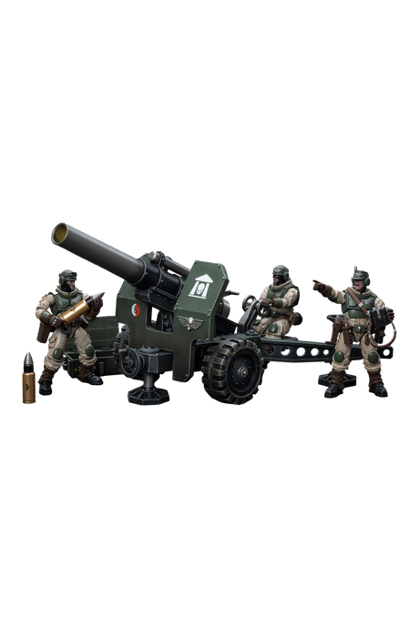 Warhammer 40k: Astra Militarum Ordnance Team with Bombast Field Gun-Joy Toy